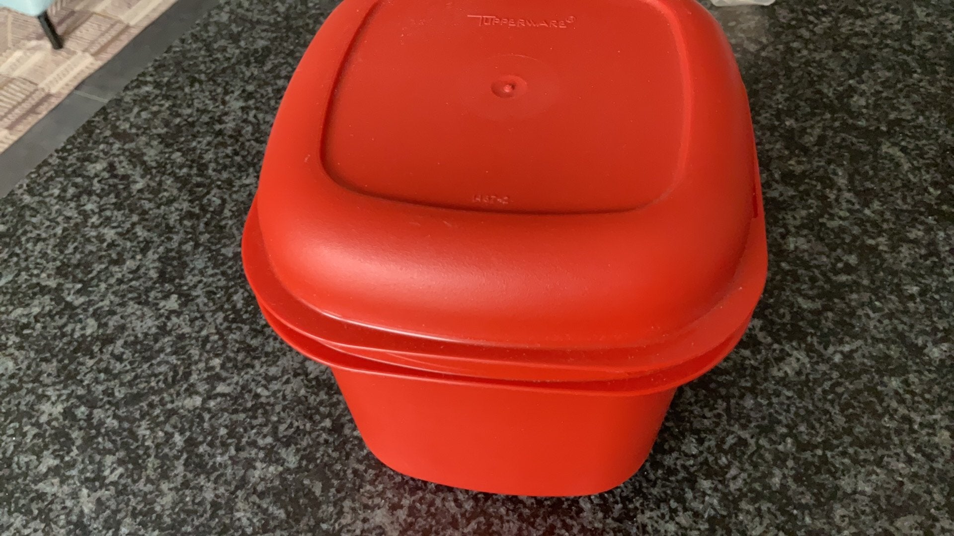Retro ijsemmertje tupperware, Huis en Inrichting, Ophalen of Verzenden, Zo goed als nieuw
