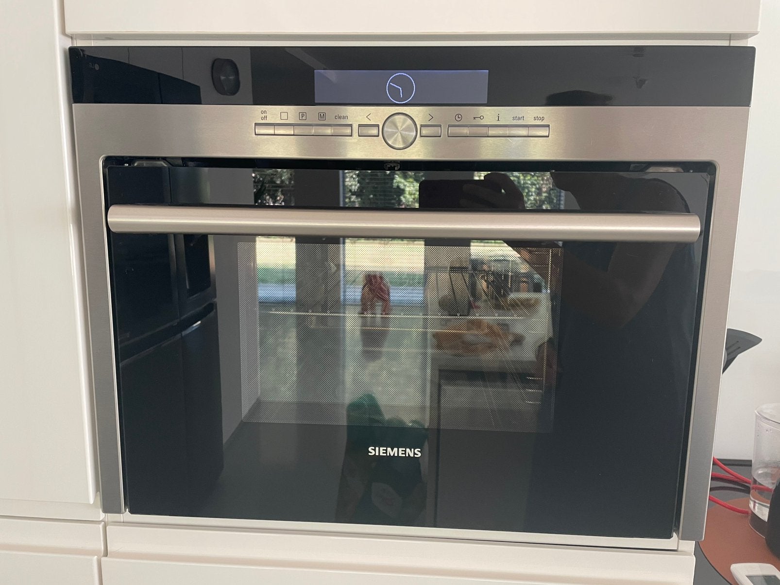 Combi stoomoven Siemens, Elektronische apparatuur, Ophalen, Zo goed als nieuw, Siemens, Stoomoven
