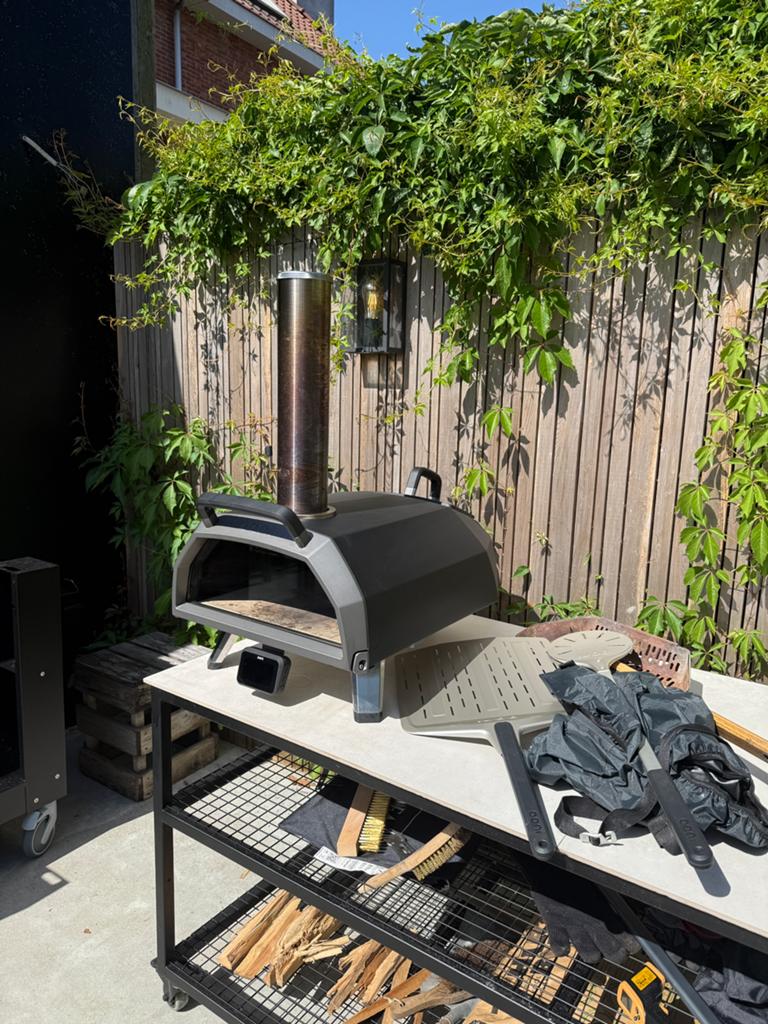 Ooni Karu 2 Pro 2de generatie + toebehoren, Tuin en Terras, Pizzaovens, Zo goed als nieuw, Ophalen