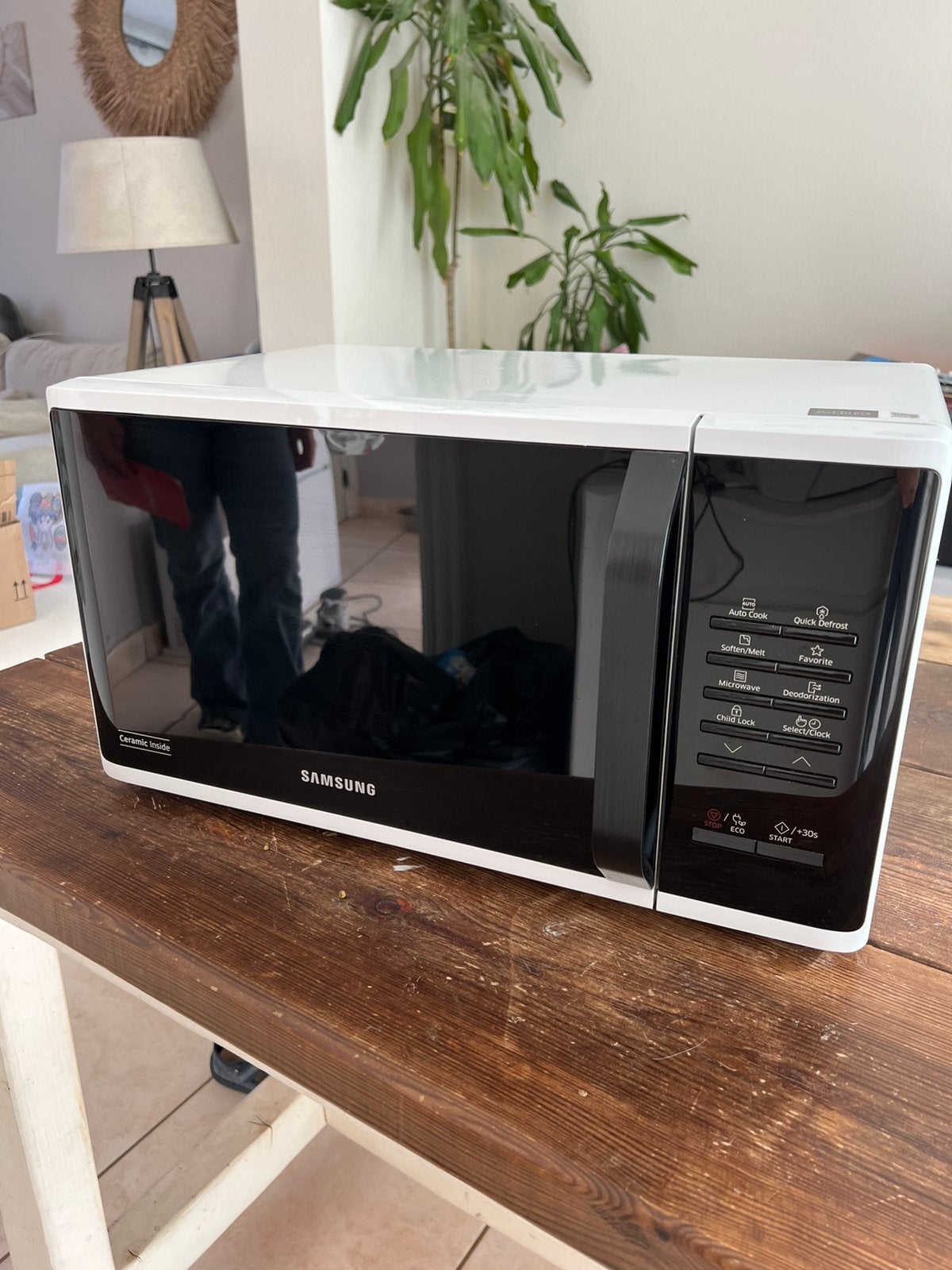 Samsung magnetronoven, Elektronische apparatuur, Microgolfovens, Ophalen, Zo goed als nieuw, Oven, Microgolfoven