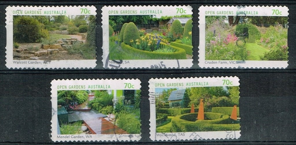 Postzegels uit Australie - K 6144 - tuinen, Postzegels en Munten, Verzenden, Gestempeld