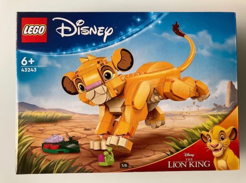 LEGO DISNEY 43243 Simba de kleine welp, Lego, Ensemble complet, Comme neuf, Enlèvement