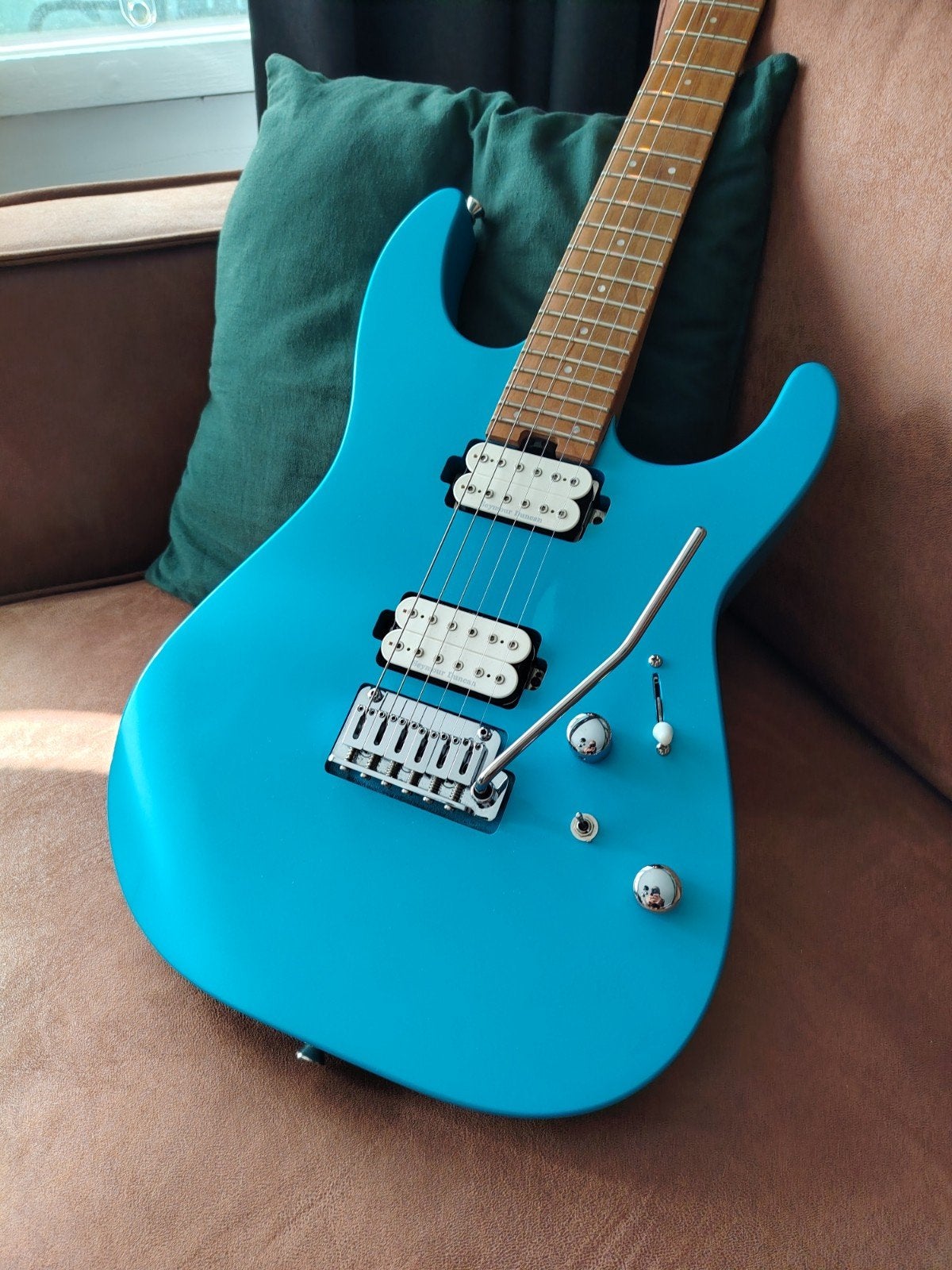 Charvel Pro-Mod DK24 HH Matte Blue Frost, Enlèvement, Utilisé, Solid body, Autres marques