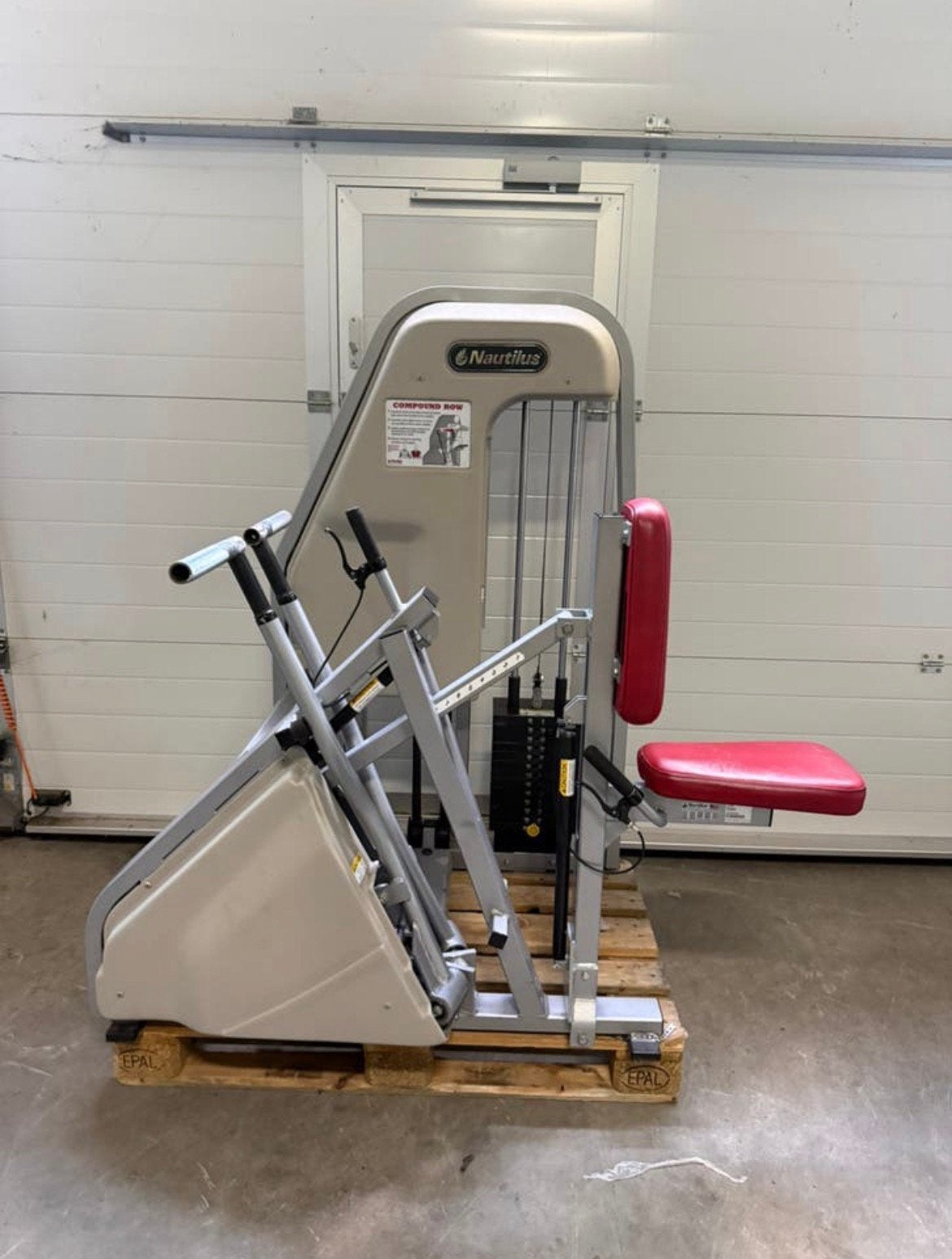Nautilus 2st Compound row / seated row / rudergerät / rower, Ophalen, Gebruikt, Benen, Overige typen