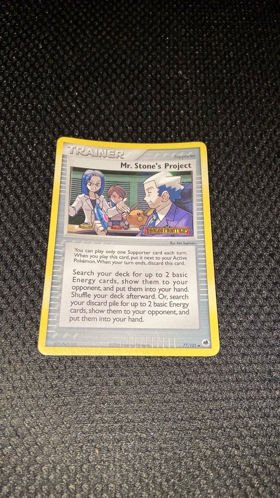 Mr. Stone's Project 77/101 Dragon Frontiers Reverse Holo, Enlèvement ou Envoi, Comme neuf