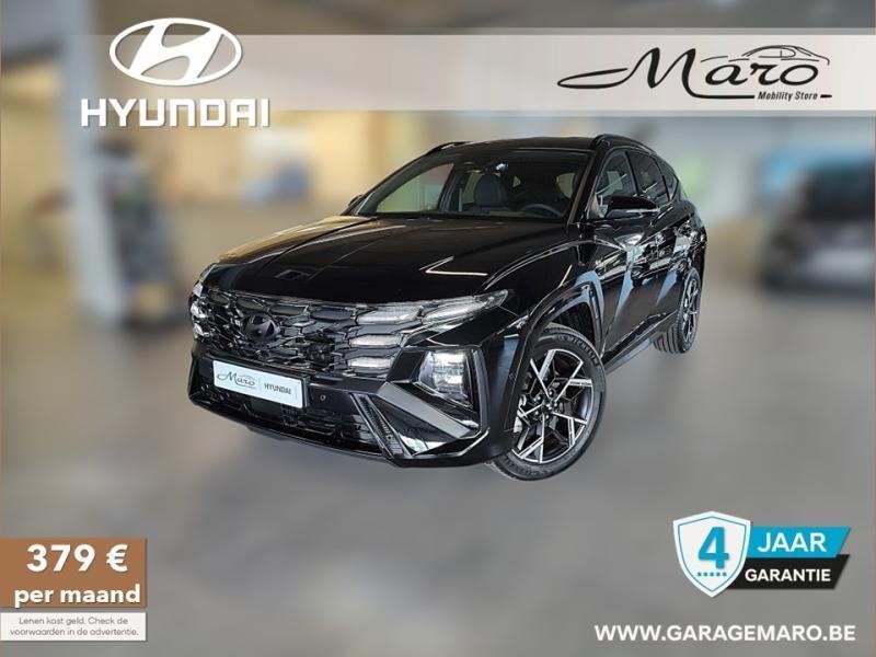 Hyundai Tucson 1.6T-GDi HYBRIDE Shine N-Line  | FULL OPT. |, Auto's, Automaat, 239 pk, Overige brandstoffen, Zwart