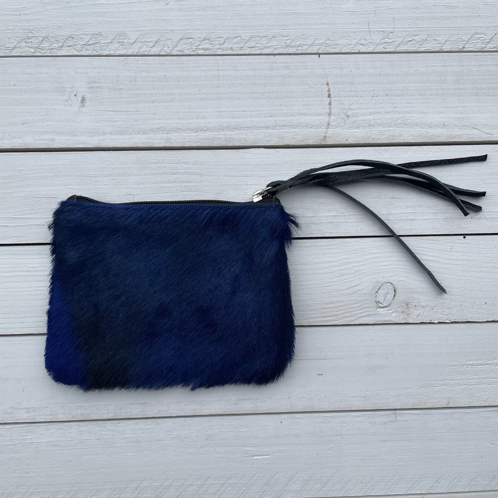 Kim springbok donker blauw navy 16x12cm #K-3 | Lederstore, Bijoux, Sacs & Beauté, Enlèvement ou Envoi, Neuf, Bleu, Sac de soirée