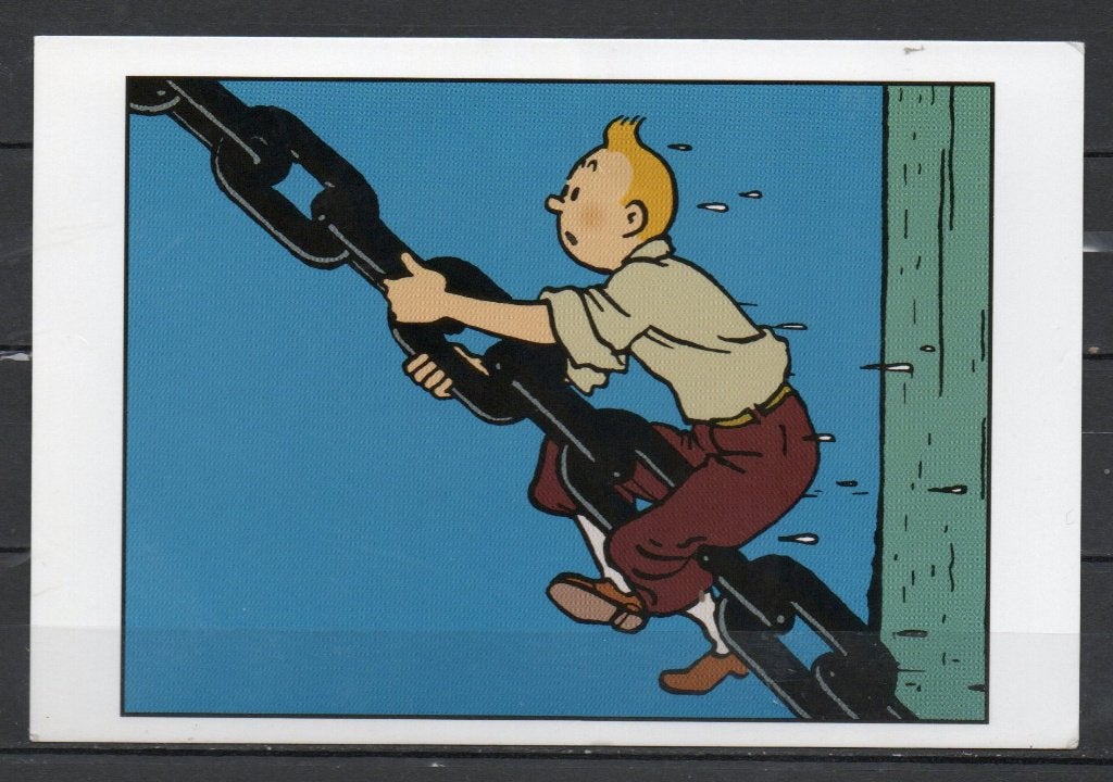 Carte postale : Hergé : Tintin/ Le Temple du Soleil, Collections, Enlèvement