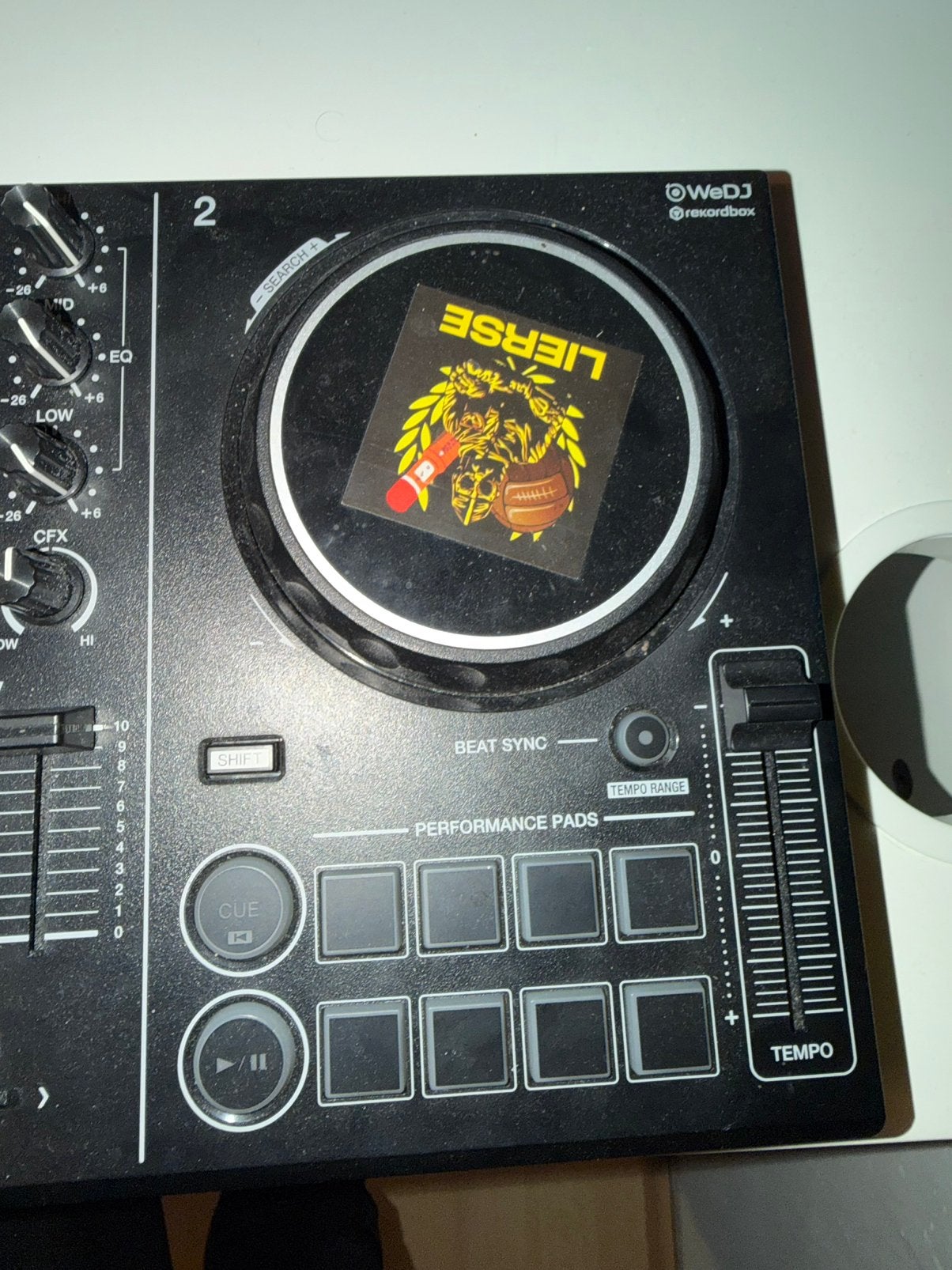 Pioneer 200 stickers kunnen er af, Muziek en Instrumenten, Dj-sets en Draaitafels, Ophalen, Zo goed als nieuw, Dj-set, Pioneer