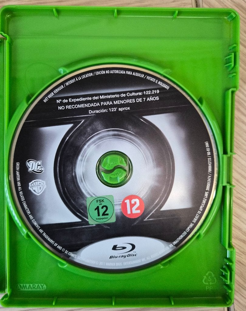 Green Lantern Blu-Ray, Cd's en Dvd's, Film, Actie, Zo goed als nieuw, Blu-ray