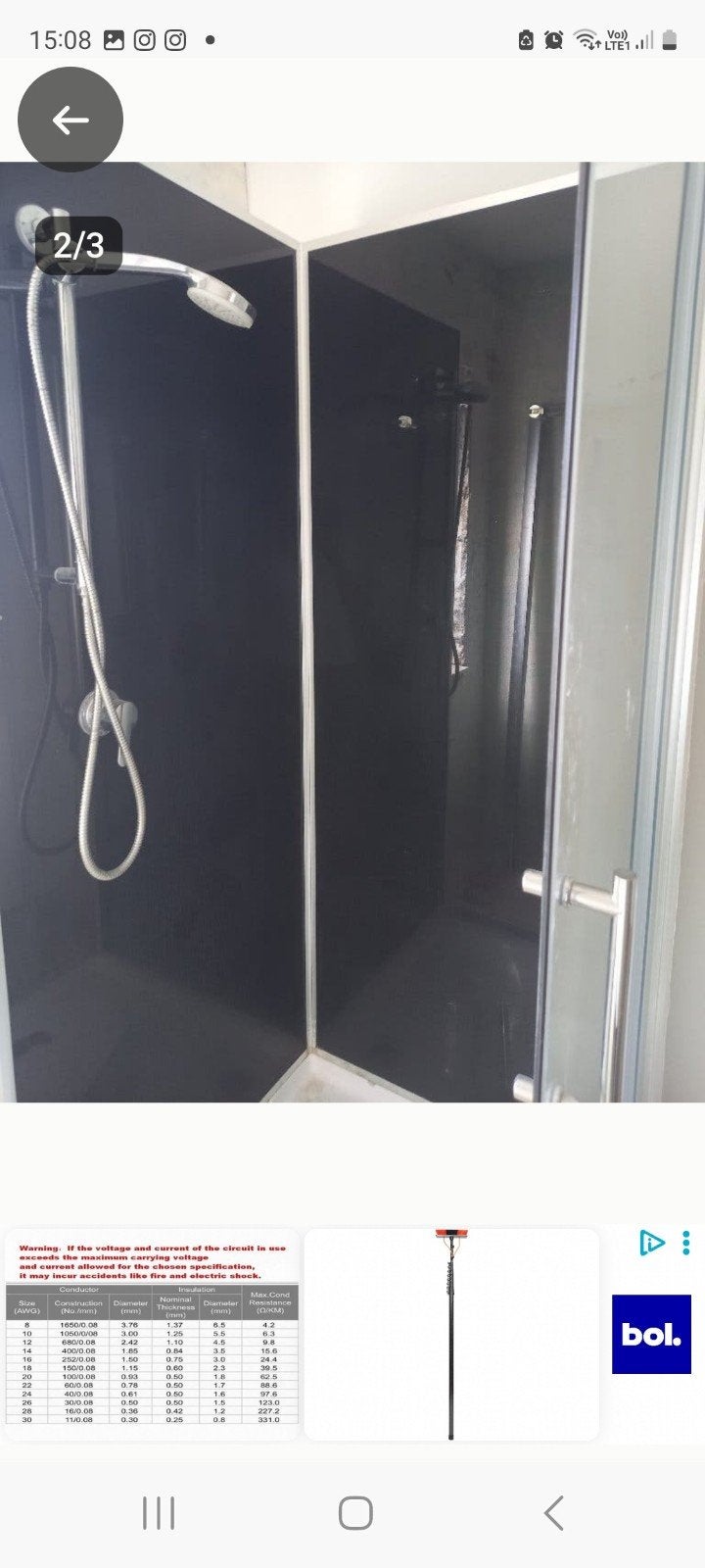 douchcabine, Huis en Inrichting, Ophalen