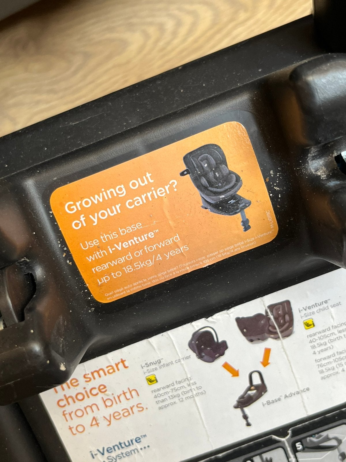 I base voor autostoel of maxi cosi, Kinderen en Baby's, Gebruikt, 0 t/m 18 kg, Isofix, Ophalen
