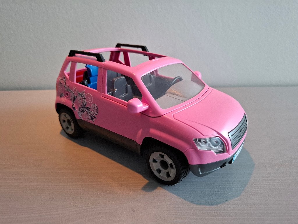 Playmobil City Life - Familiewagen met parkeerplaats - 9404, Enfants & Bébés, Enlèvement ou Envoi, Kit complet, Utilisé, Véhicule