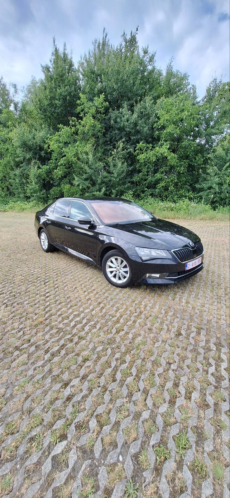 Skoda superb 1.6 tdi blanco gekeurd, Auto's, Skoda, Zwart, Particulier, Superb, Te koop