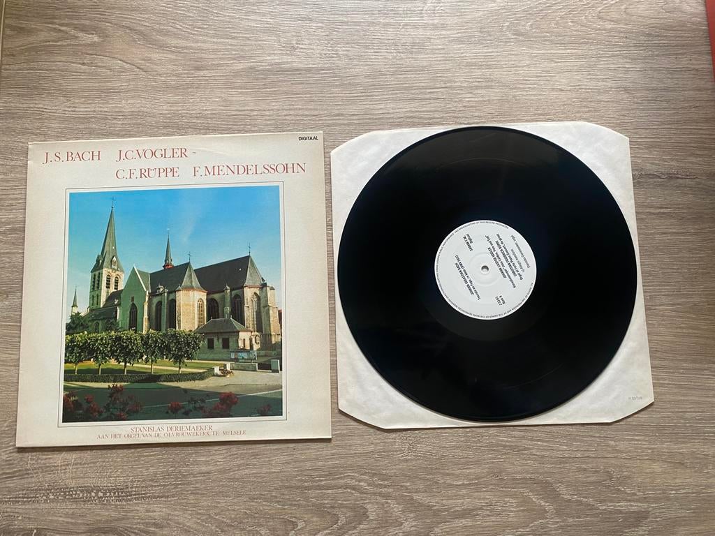 🔥 Vinyl/LP Orgel Bach/Mendelssohn - Stanislas Deriemaeker, Ophalen of Verzenden, Zo goed als nieuw