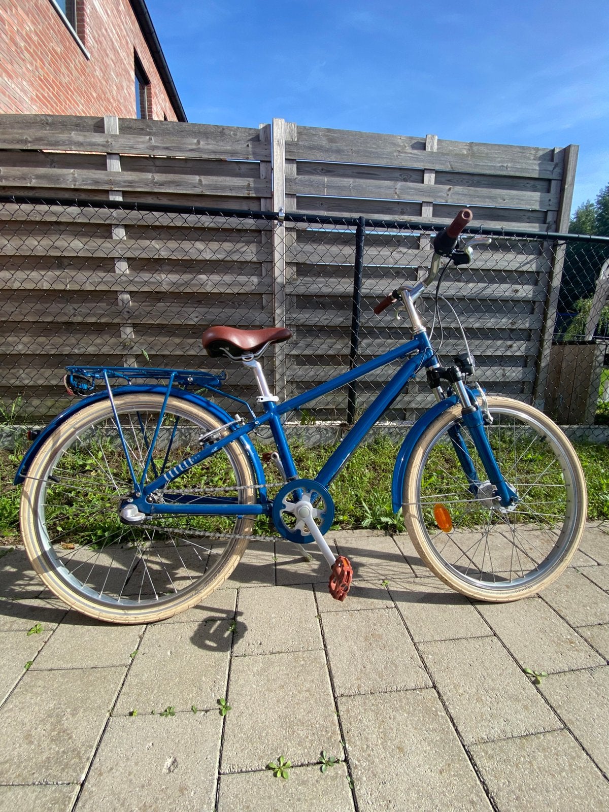 Meisjes fiets 8-12 jaar, Fietsen en Brommers, Ophalen, 24 inch, Versnellingen, Zo goed als nieuw