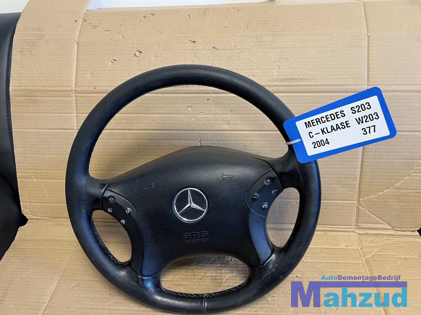 MERCEDES C KLASSE W203 Stuurwiel stuur met airbag 2000-2007, Autos : Pièces & Accessoires, Mercedes-Benz AG, Mercedes-Benz, Utilisé