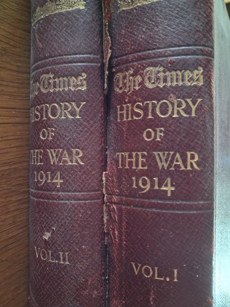 The Times, history of the war 1914. Militaria ww1, Enlèvement ou Envoi, Avant 1940, Utilisé, Général