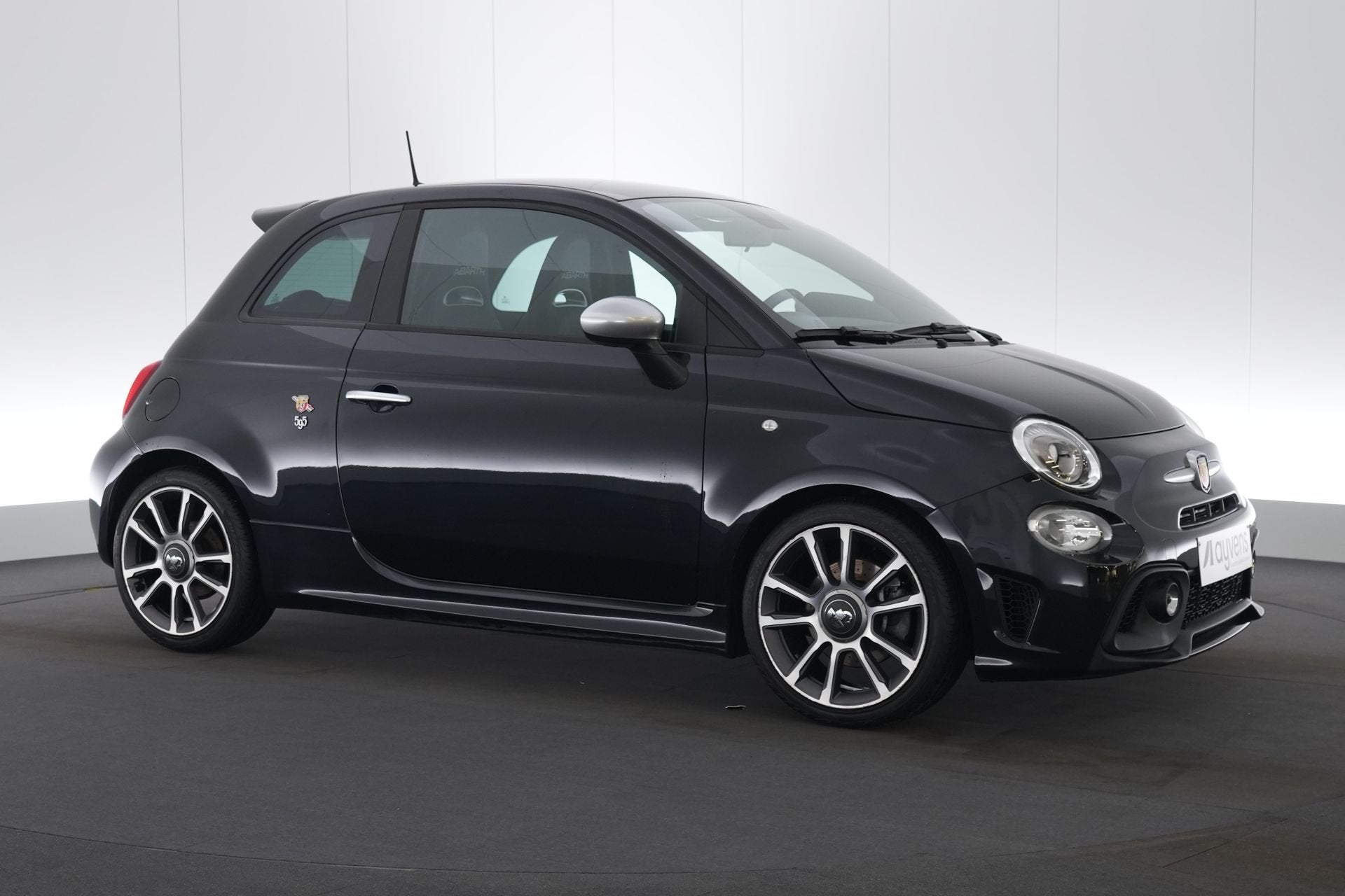 (2BCK139) ABARTH 500, Auto's, Voorwielaandrijving, 4 zetels, Gebruikt, Zwart