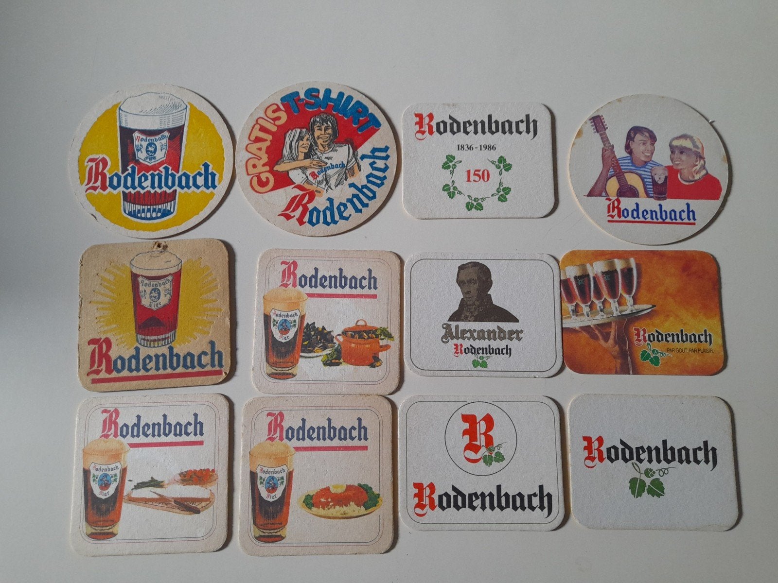 12 sous-verres à bière Rodenbach, Enlèvement ou Envoi