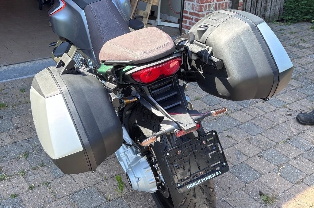 Shad SH35 zijkoffer set + rail, Motos, Enlèvement, Comme neuf