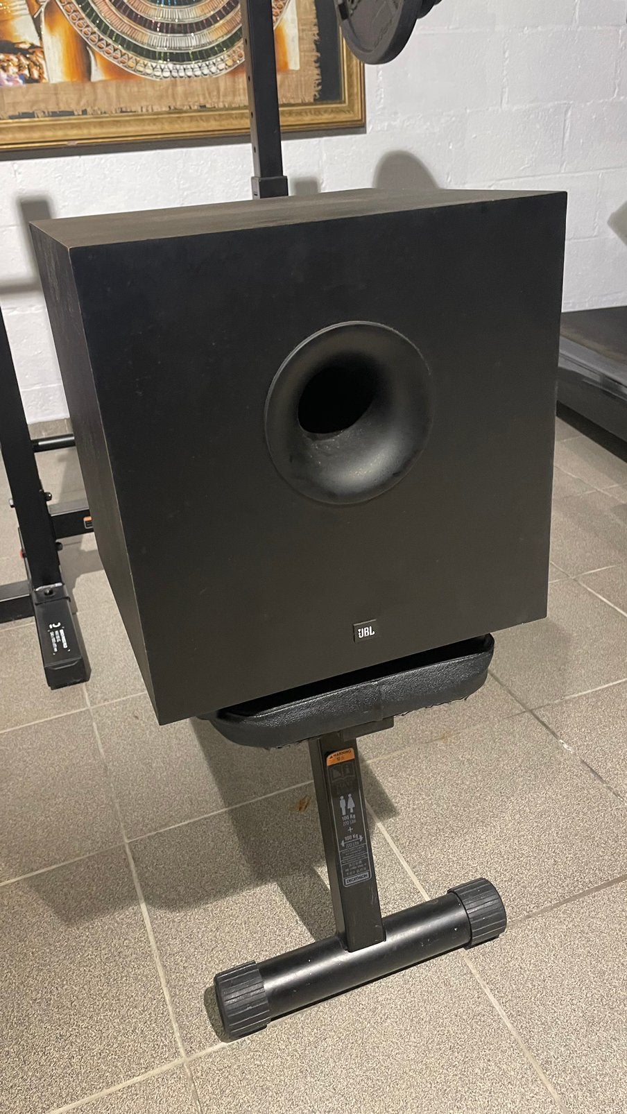 Jbl subwoofer, 60 à 120 watts, Comme neuf, Enlèvement, Subwoofer