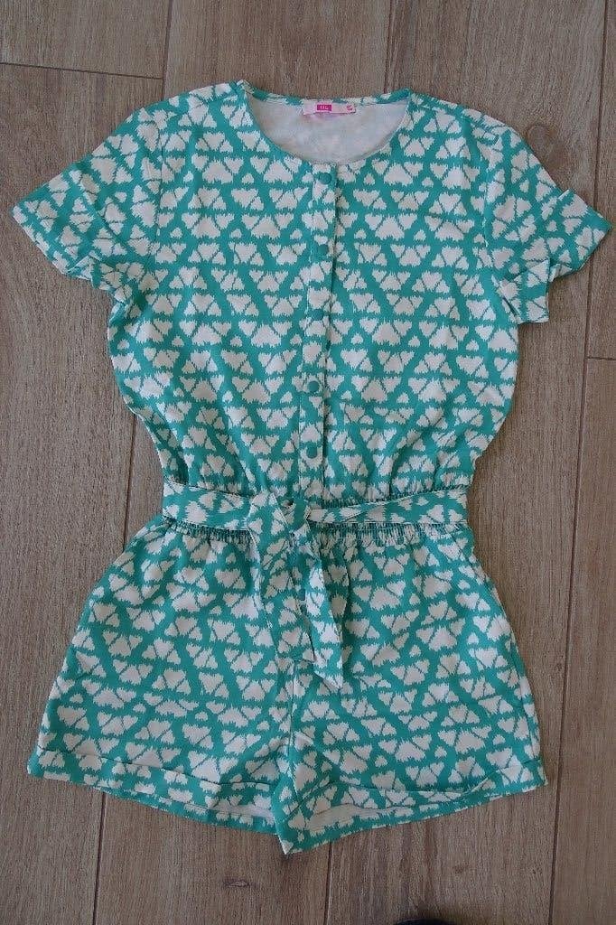 Toffe jumpsuit WE maat 134 / 140, Kinderen en Baby's, Kinderkleding | Maat 134, Broek, WE, Meisje, Ophalen of Verzenden