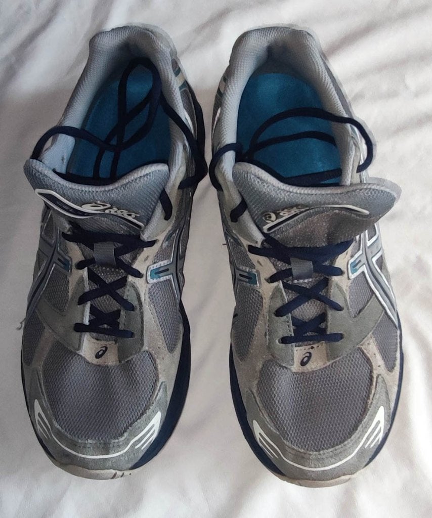 Asics Gel 1130 zwart blauw maat 44, Sport en Fitness, Hardloopschoenen, Ophalen of Verzenden, Zo goed als nieuw, Hardlopen