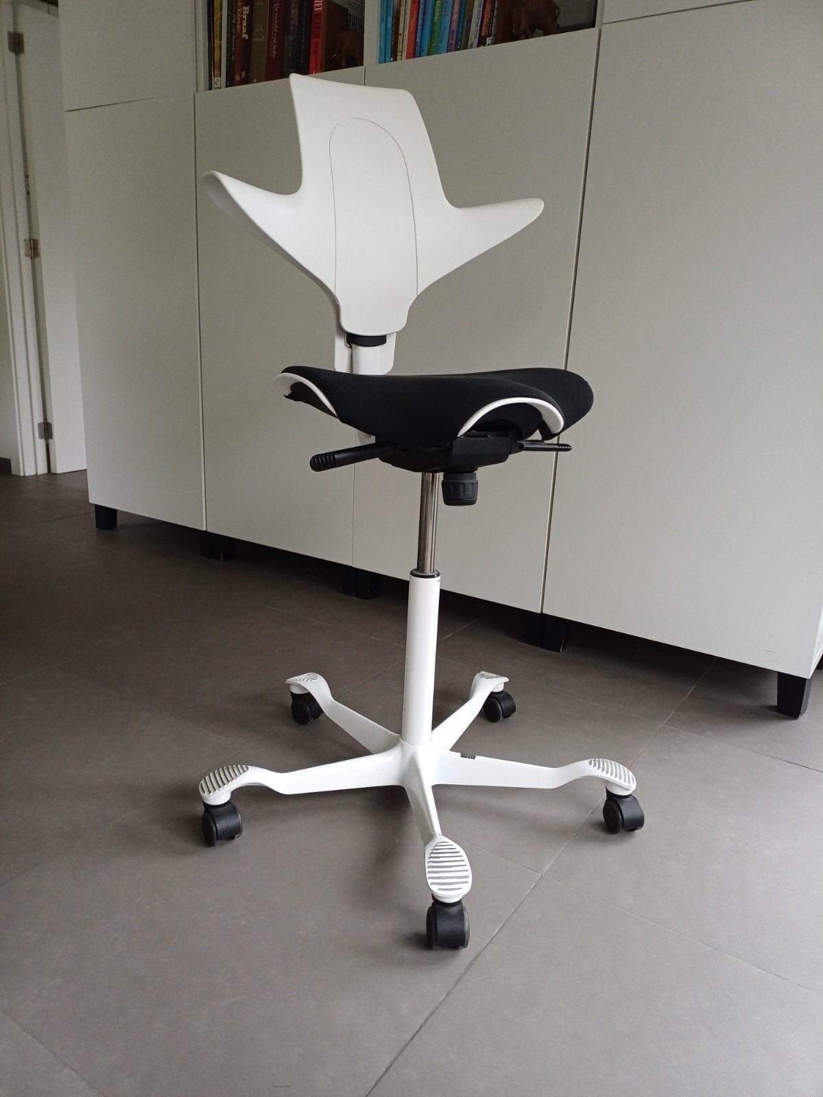 Hag Capsico bureaustoel, Maison & Meubles, Enlèvement, Utilisé, Blanc, Chaise de bureau