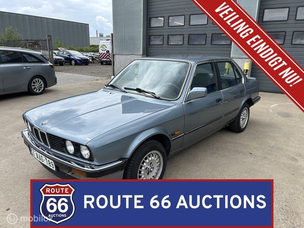 BMW 318i | 1988 | Route 66 Auctions, Zwart, Bedrijf, Handgeschakeld, Overige carrosserie