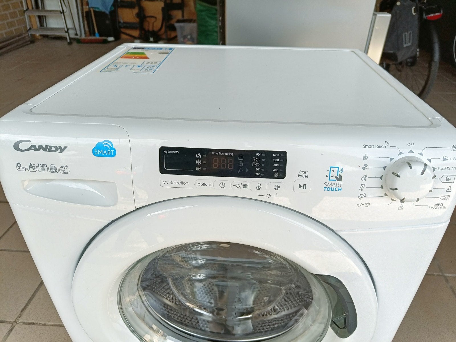 wasmachine, Ophalen, 1200 tot 1600 toeren, 8 tot 10 kg, Zo goed als nieuw