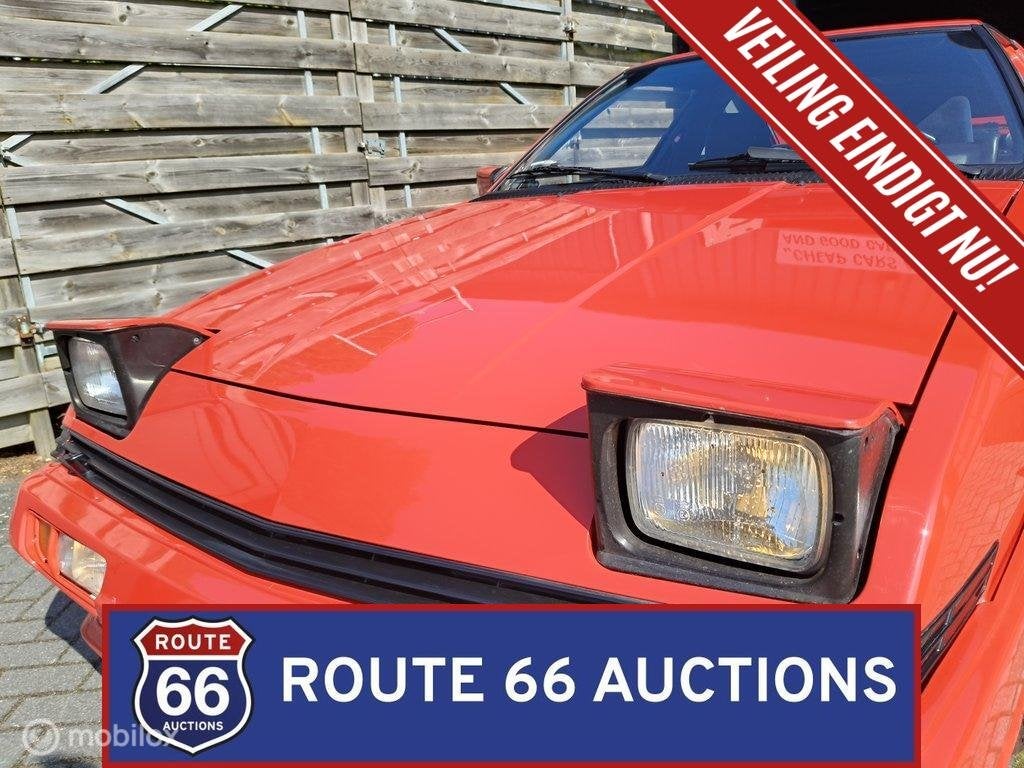 Mitsubishi Starion Turbo | 1986 | Route 66 Auctions, Autos, Achat, Entreprise, Boîte manuelle, Autre carrosserie