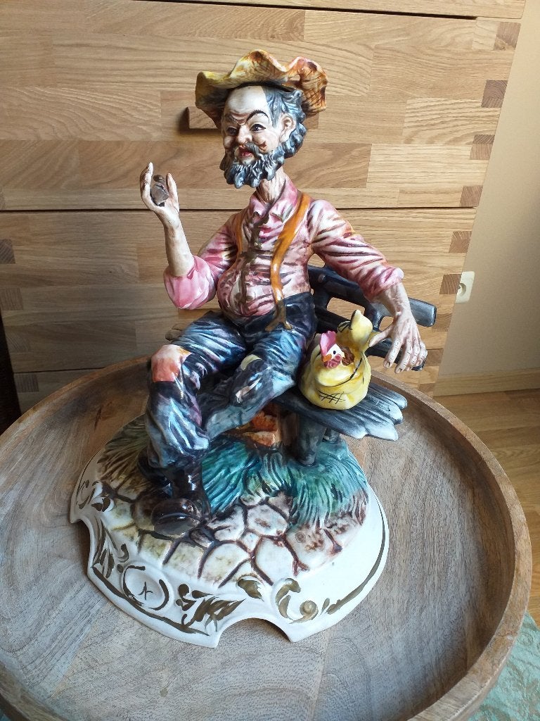 Capodimonte Vintage Zwerver op bank, Ophalen