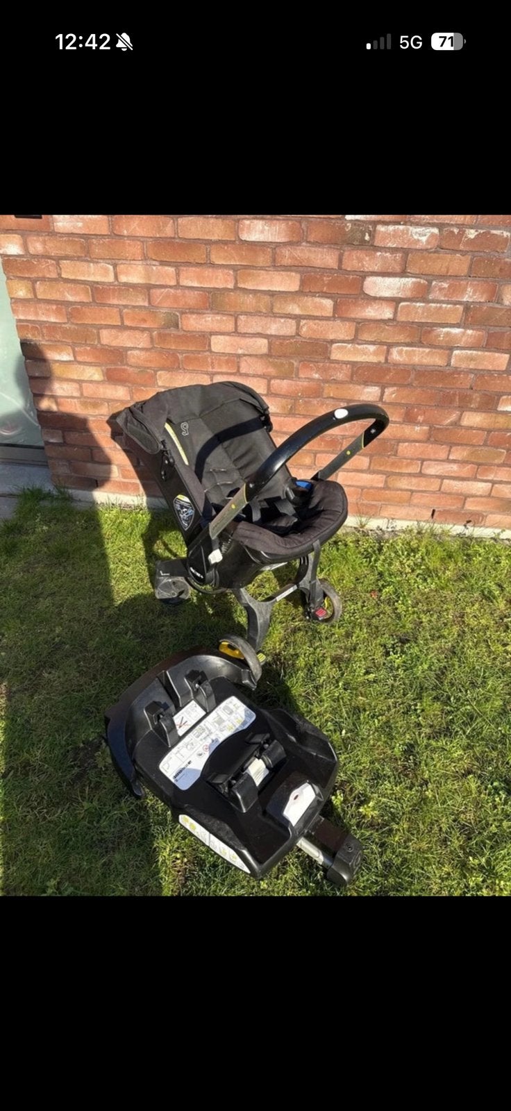 Doona met isofix, Ophalen, Zo goed als nieuw