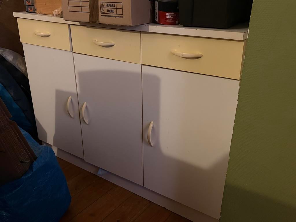 Buffet, Enlèvement, Utilisé, Blanc