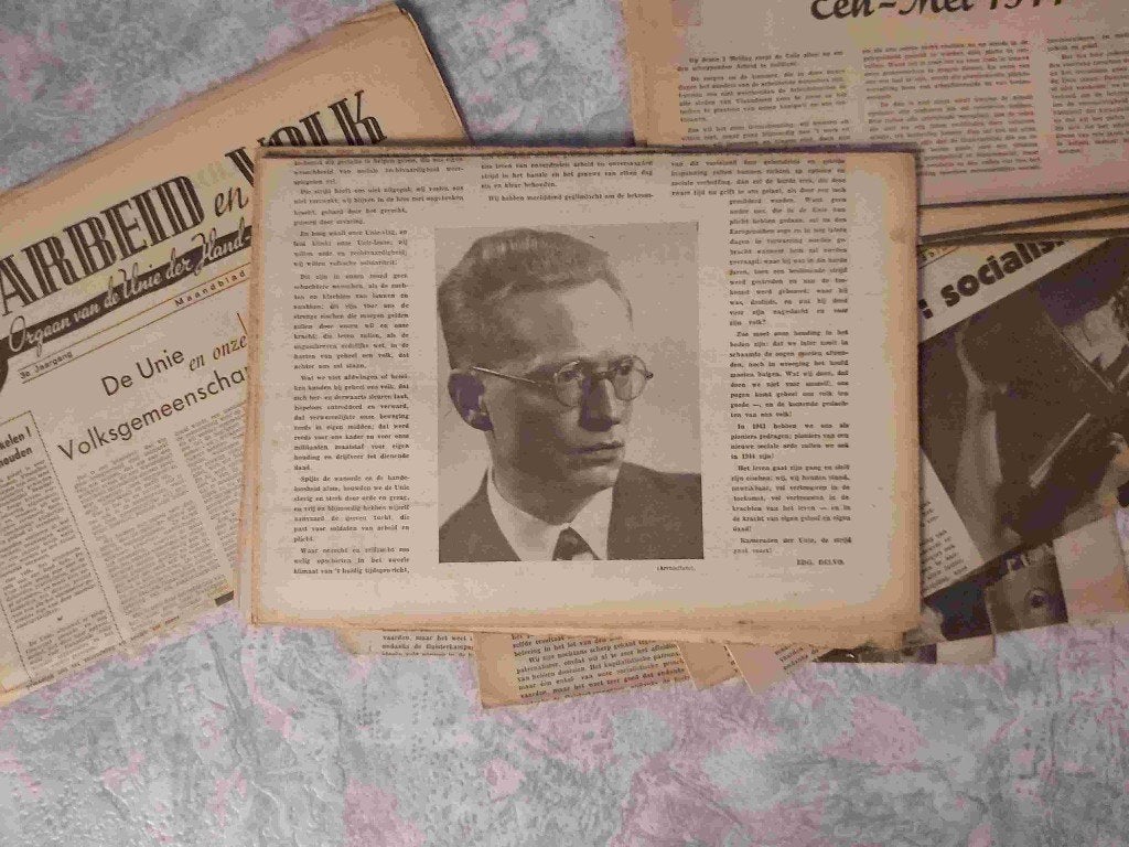 Arbeid Vakbond 1940 1944 VNV Unie Clercq Fabriek Wapen, Enlèvement ou Envoi