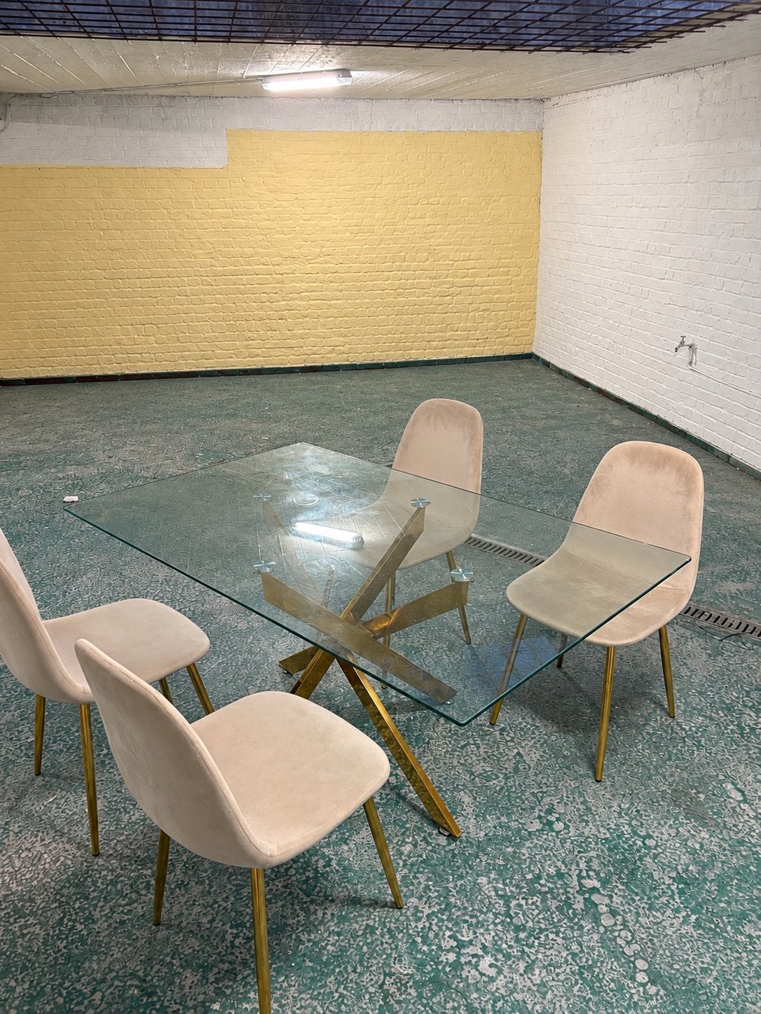 Salle à manger complète, Ophalen, Zo goed als nieuw, Moderne, 4 tot 6 stoelen