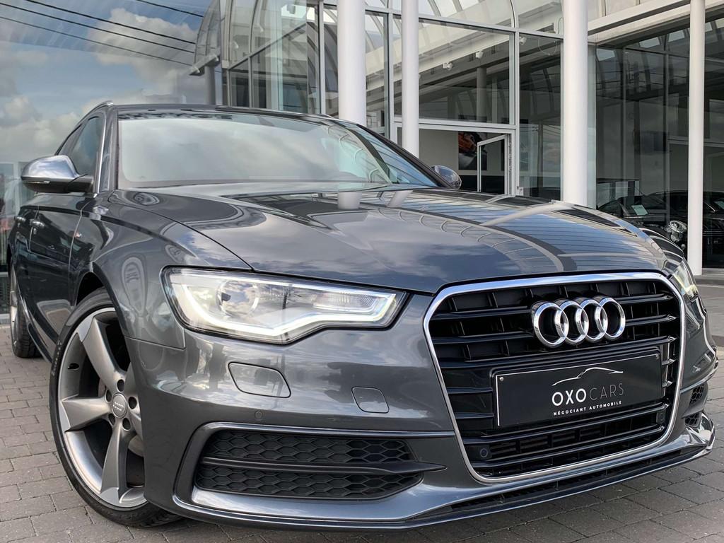 Audi A6 2.0TDI 177CV / 3x S-Line / Xenon / Cuir Nappa /TVA, Argent ou Gris, Achat, Noir, 5 portes