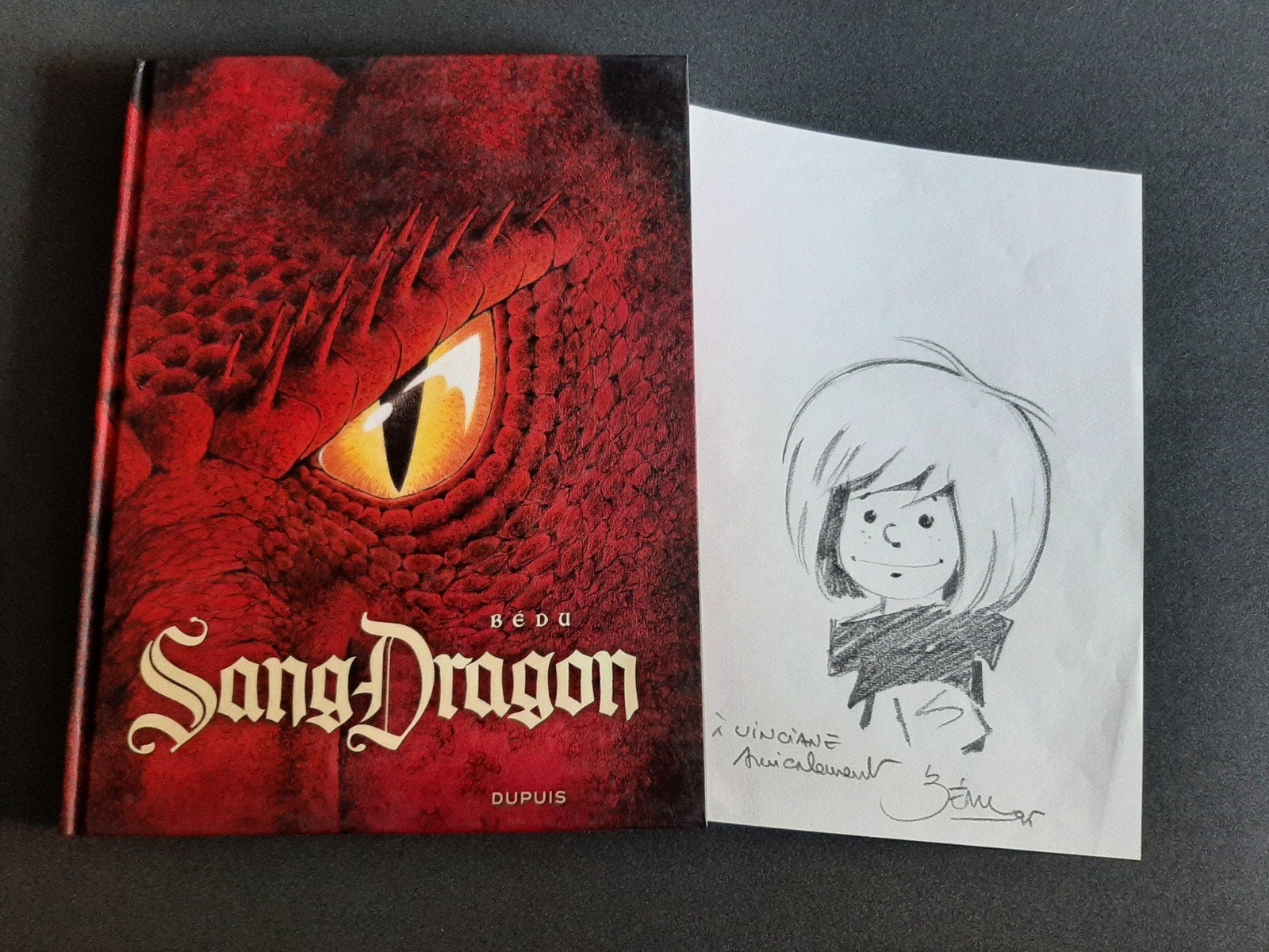 Bedu : Sang Dragon EO 2024 Neuf + Dédicace, Livres