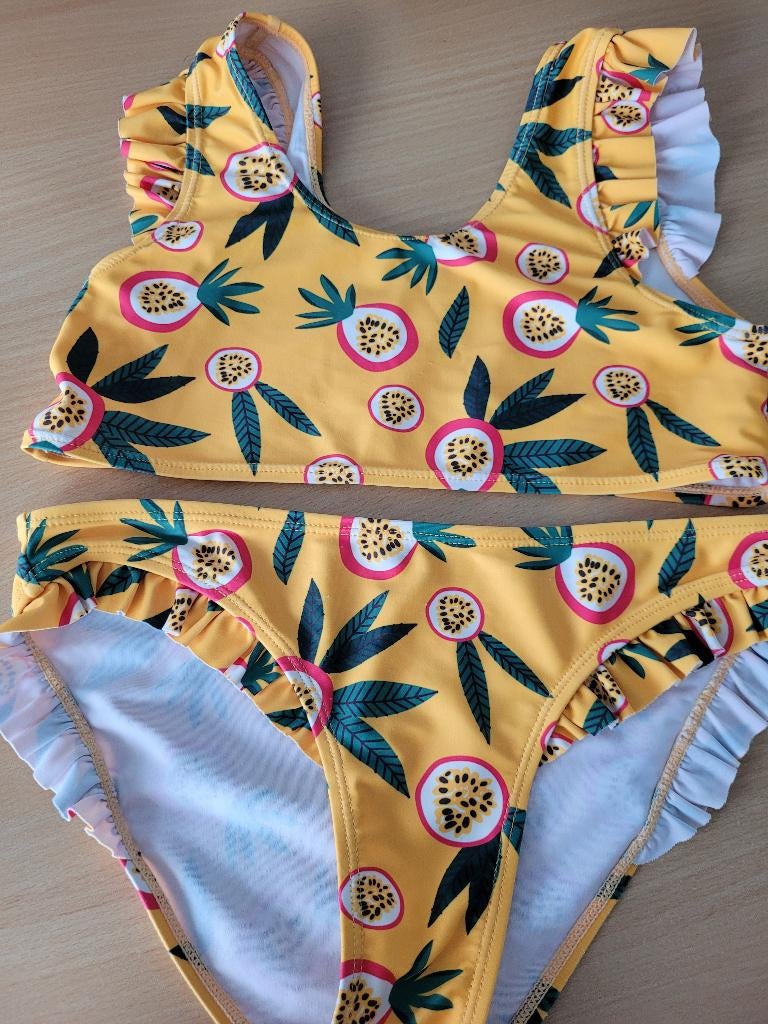 BIKINI+BADPAK MAAT 12 JAAR, Kinderen en Baby's, Kinderkleding | Kinder-zwemkleding, Ophalen of Verzenden, Zo goed als nieuw, Meisje
