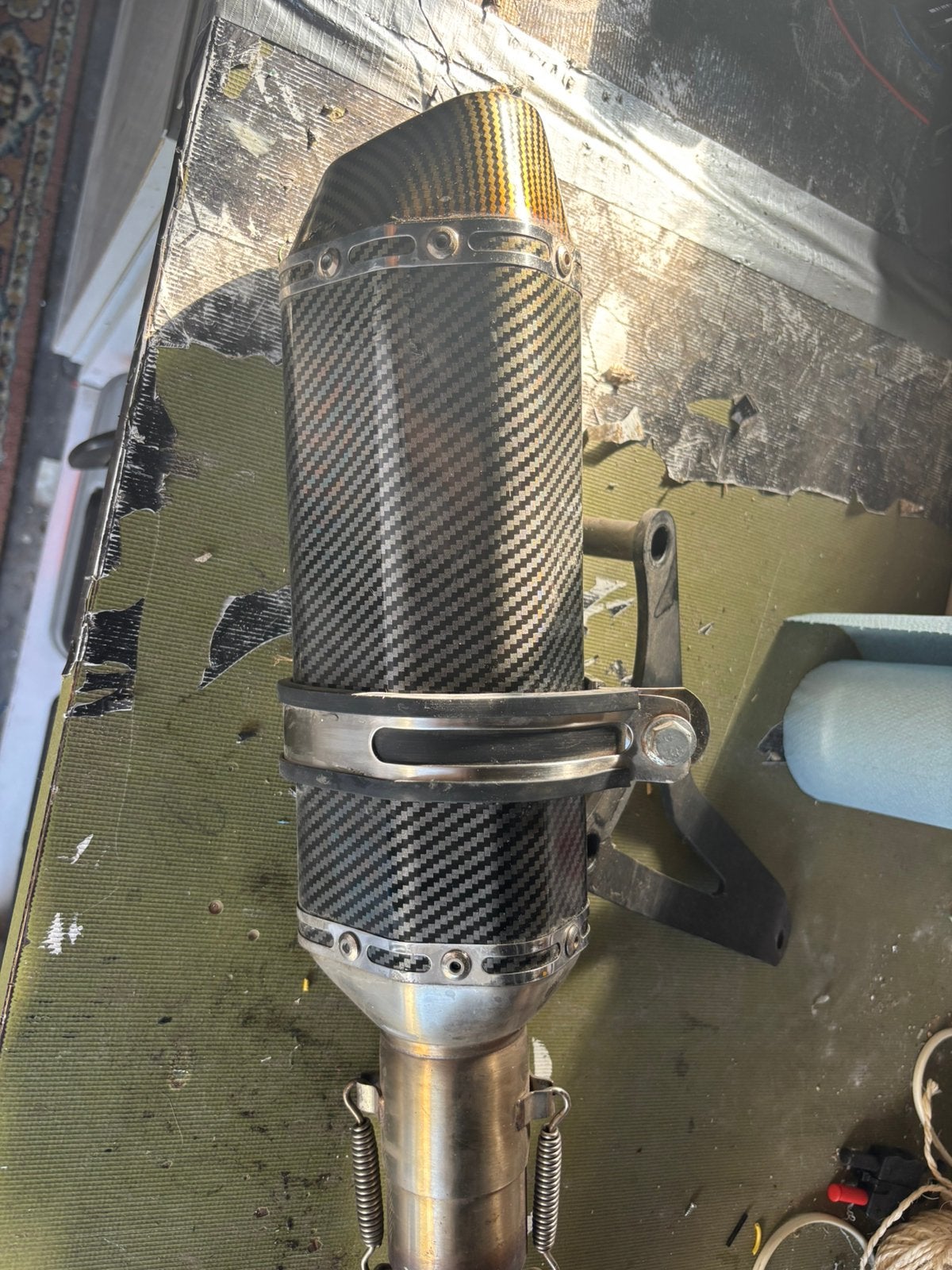 Piaggio zip jm tuning uitlaat, Ophalen