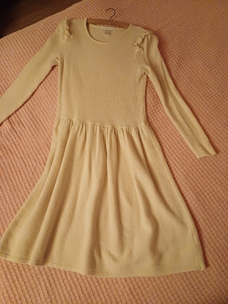 Robe " Mademoiselle R" ( La Redoute), Taille 38/40 (M), Enlèvement ou Envoi, Beige, Longueur genou