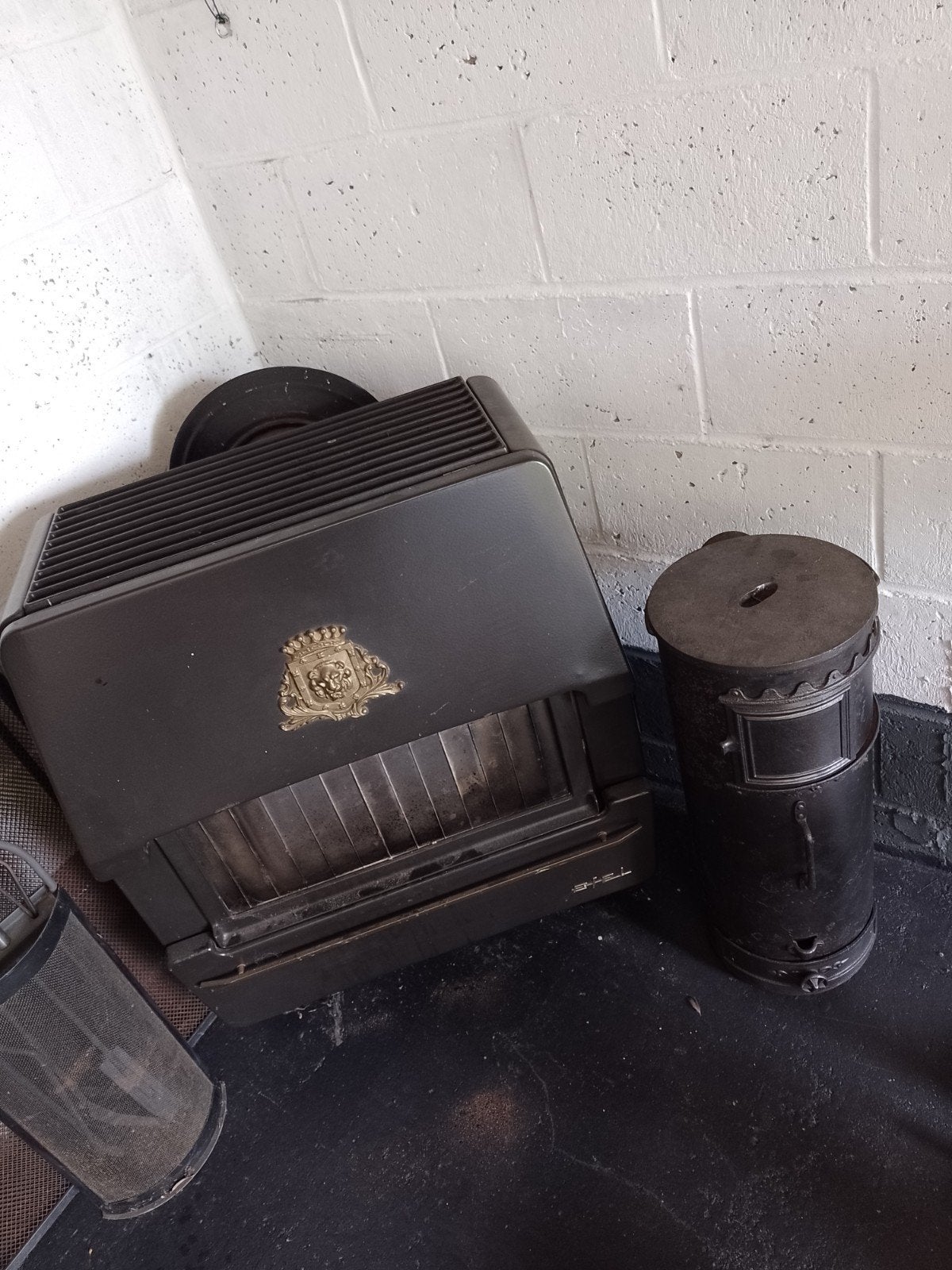 poêle à bois 1 Dia 80 pour atelier ou garage , 1 Eiffel  180, Enlèvement, Utilisé