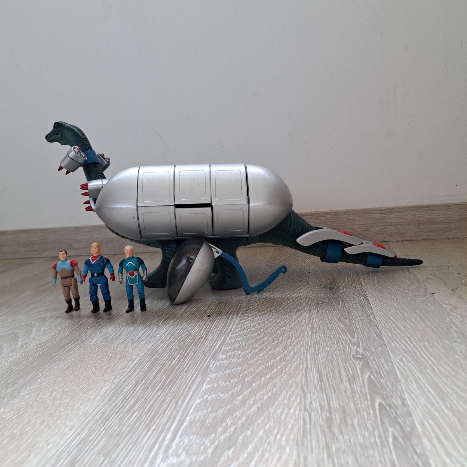Tyco dinoriders: diplodocus, Enfants & Bébés, Jouets | Peluches, Overige karakters, Autres marques, Utilisé, Vert