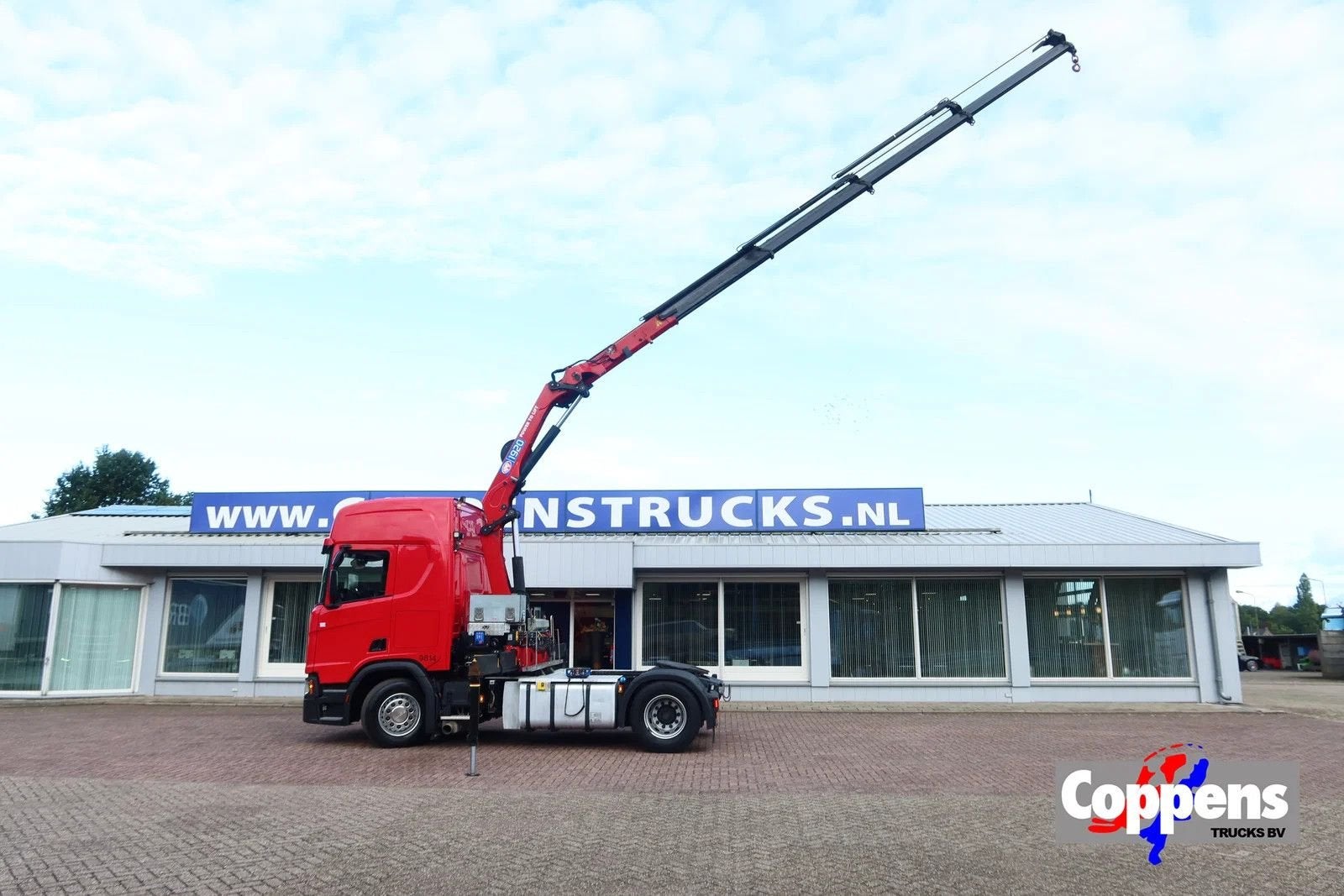Scania R500 NGS Trekker + Kraan Full air suspension, Auto's, Automaat, Scania, Bedrijf, Diesel