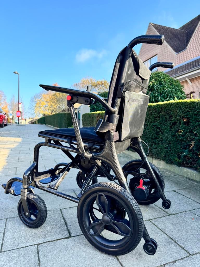 Ultralichte Carbon Elektrische Rolstoel – Premium Travel, Diversen, Rolstoelen, Ophalen of Verzenden, Inklapbaar, Nieuw, Elektrische rolstoel