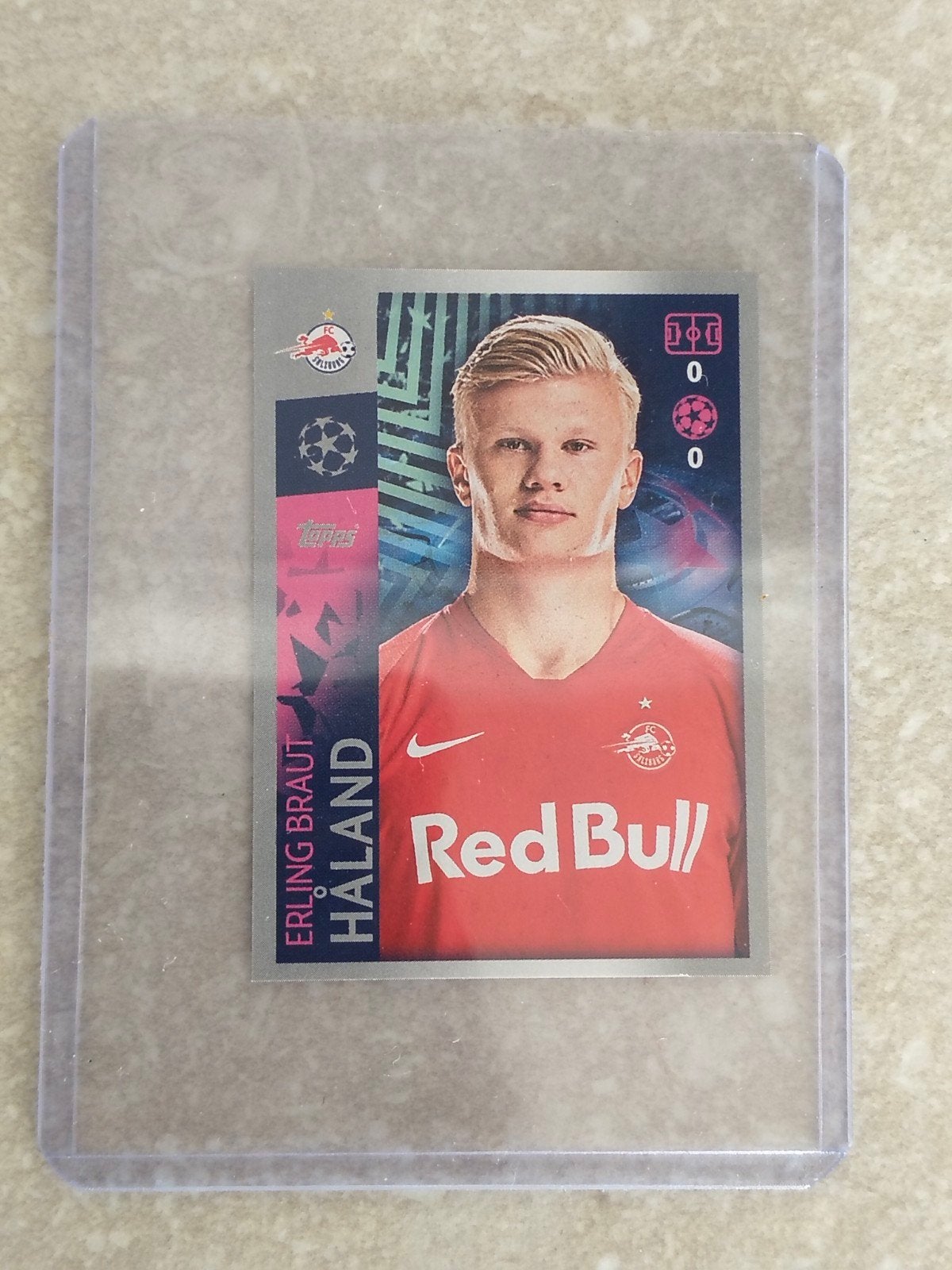 Erling Haaland Rookie Salzburg topps Champions League 2019, Enlèvement ou Envoi
