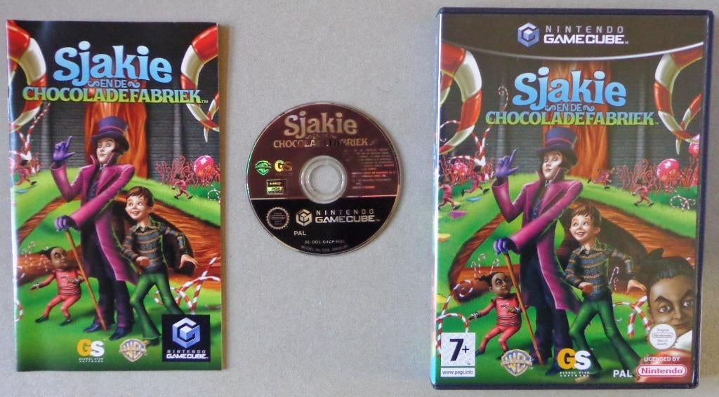 Sjakie en de Chocoladefabriek voor de Nintendo GameCube, Enlèvement ou Envoi, Comme neuf