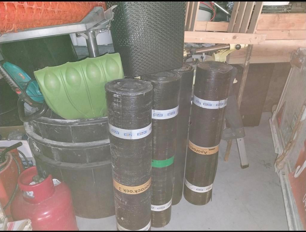 Roofing, Doe-het-zelf en Bouw, Ophalen, Zo goed als nieuw