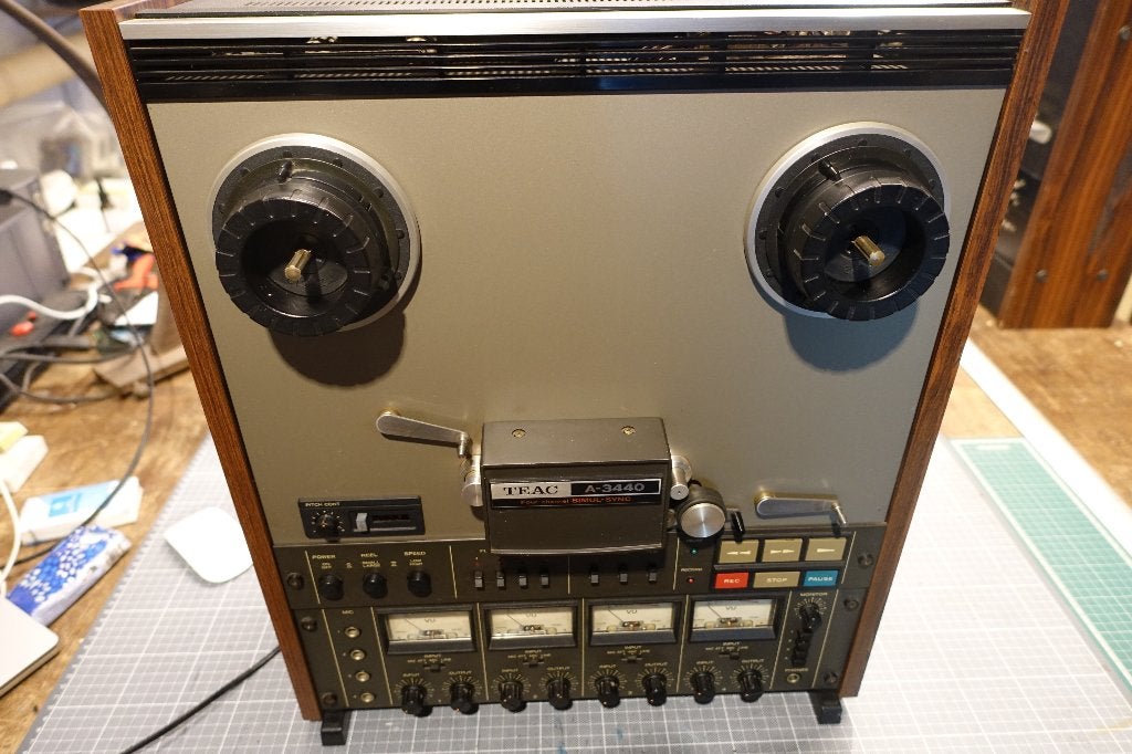 TEAC-A3440 (2 stuks) met RX-9 DBX-unit, Ophalen, Bandrecorder, Met banden